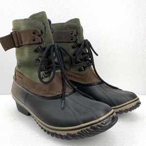 Sorel Winter Fancy Lace Suede Mid Calf Boot - Women's 11